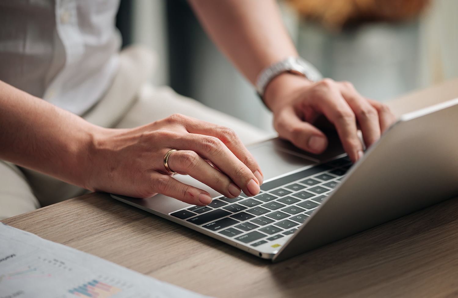 Working on an important task for a client.